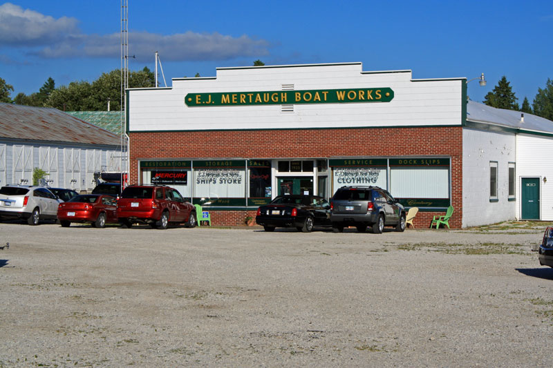 e. j. mertaugh boat works in hessel micihigan